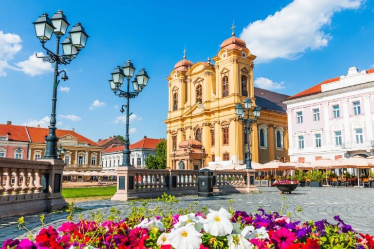 Temišvar Piața Unirii barokne fasade