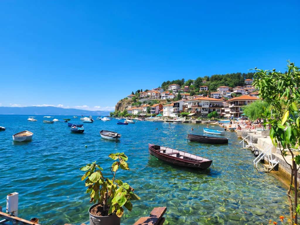 Ohrid Sveti Jovan Kaneo crkva panorama